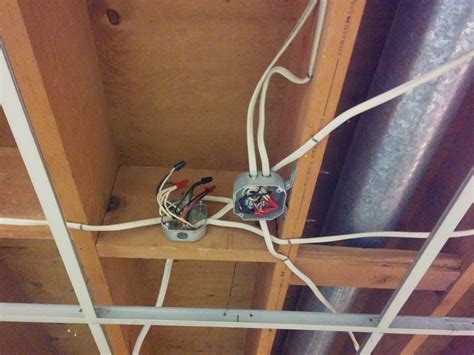 can i install a junction box behind a doorway|how to install junction box above ceiling.